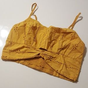 ☆2/$16☆ Mustard Crop Top